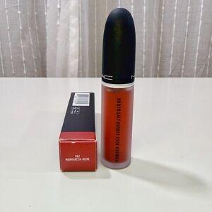 MAC Powder Kiss Liquid Lipcolour - Marrakesh-Mere 982 (Matte Brick Red)